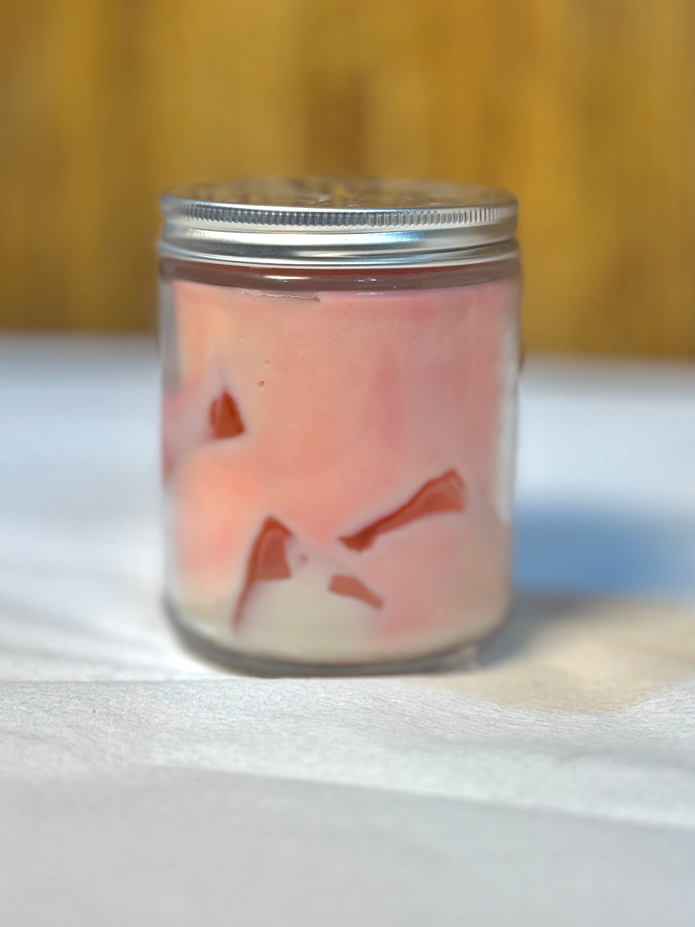 Pink Frappe Ice Latte Candle